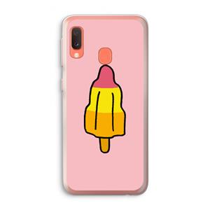 CaseCompany Raketijsje: Samsung Galaxy A20e Transparant Hoesje