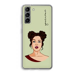 CaseCompany Pop-Art Creator: Samsung Galaxy S21 Transparant Hoesje