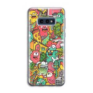 CaseCompany Vexx City: Samsung Galaxy S10e Transparant Hoesje