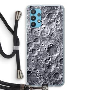 CaseCompany Maanlandschap: Samsung Galaxy A32 4G Transparant Hoesje met koord