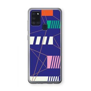 CaseCompany Gestalte 5: Samsung Galaxy A21s Transparant Hoesje