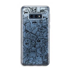 CaseCompany Vexx Black City : Samsung Galaxy S10e Transparant Hoesje