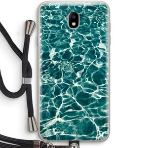 CaseCompany Weerkaatsing water: Samsung Galaxy J7 (2017) Transparant Hoesje met koord