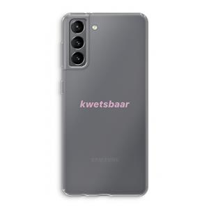 CaseCompany kwetsbaar: Samsung Galaxy S21 Transparant Hoesje