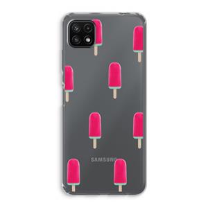 CaseCompany Waterijsje: Samsung Galaxy A22 5G Transparant Hoesje