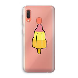 CaseCompany Raketijsje: Samsung Galaxy A20e Transparant Hoesje