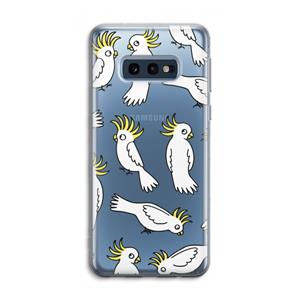 CaseCompany Papegaai: Samsung Galaxy S10e Transparant Hoesje