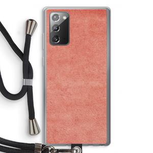 CaseCompany Marrakech Walls: Samsung Galaxy Note 20 / Note 20 5G Transparant Hoesje met koord