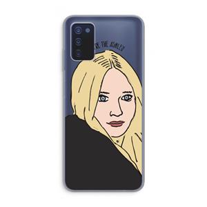 CaseCompany Ashley: Samsung Galaxy A03s Transparant Hoesje