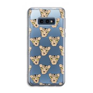 CaseCompany Tijger: Samsung Galaxy S10e Transparant Hoesje