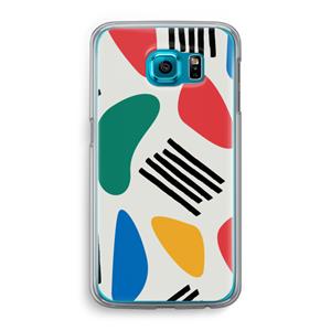 CaseCompany Illustratieve pop 1: Samsung Galaxy S6 Transparant Hoesje