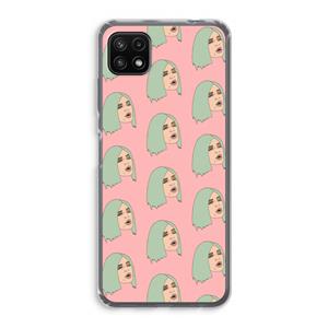 CaseCompany King Kylie: Samsung Galaxy A22 5G Transparant Hoesje