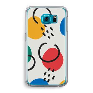 CaseCompany Illustratieve pop 3: Samsung Galaxy S6 Transparant Hoesje