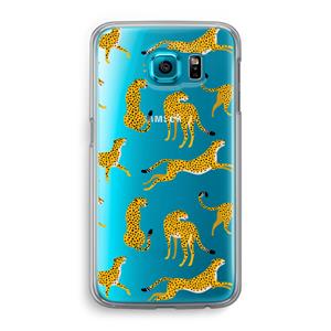 CaseCompany Luipaard: Samsung Galaxy S6 Transparant Hoesje