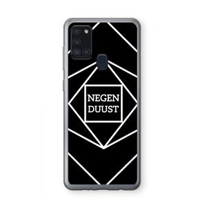 CaseCompany Negenduust geometrisch: Samsung Galaxy A21s Transparant Hoesje