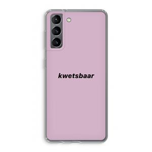 CaseCompany kwetsbaar: Samsung Galaxy S21 Transparant Hoesje