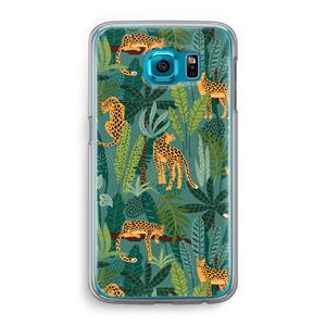 CaseCompany Luipaard 2: Samsung Galaxy S6 Transparant Hoesje