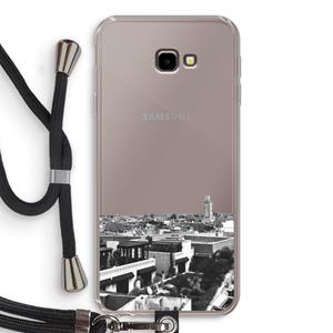 CaseCompany Marrakech Skyline : Samsung Galaxy J4 Plus Transparant Hoesje met koord