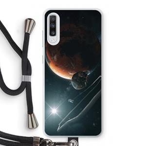 CaseCompany Mars Renaissance: Samsung Galaxy A70 Transparant Hoesje met koord