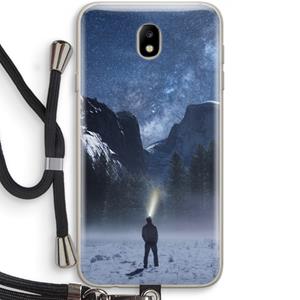 CaseCompany Wanderlust: Samsung Galaxy J7 (2017) Transparant Hoesje met koord