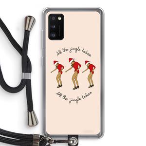 CaseCompany Jingle Ladies: Samsung Galaxy A41 Transparant Hoesje met koord