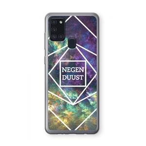 CaseCompany Negenduust ruimte: Samsung Galaxy A21s Transparant Hoesje