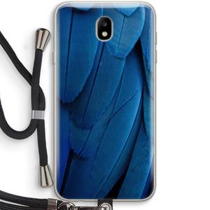 CaseCompany Pauw: Samsung Galaxy J7 (2017) Transparant Hoesje met koord
