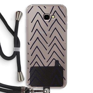 CaseCompany Marrakech Arrows: Samsung Galaxy J4 Plus Transparant Hoesje met koord