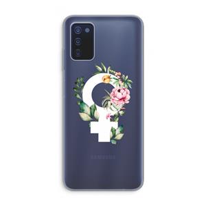 CaseCompany Venus: Samsung Galaxy A03s Transparant Hoesje