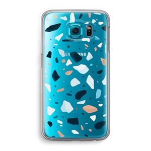 CaseCompany Terrazzo N°13: Samsung Galaxy S6 Transparant Hoesje