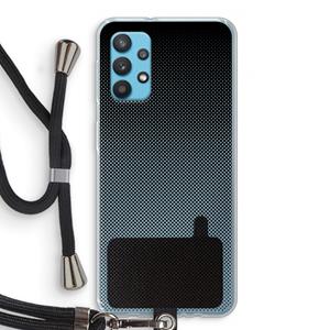 CaseCompany Musketon Halftone: Samsung Galaxy A32 4G Transparant Hoesje met koord