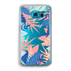 CaseCompany Tropisch: Samsung Galaxy S6 Transparant Hoesje