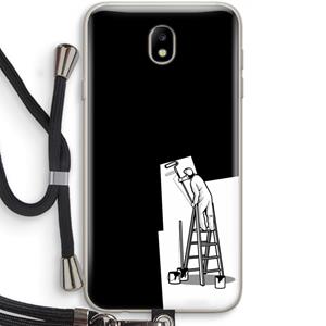 CaseCompany Musketon Painter: Samsung Galaxy J7 (2017) Transparant Hoesje met koord