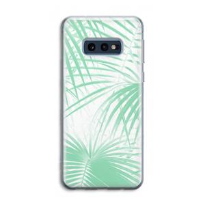 CaseCompany Palmbladeren: Samsung Galaxy S10e Transparant Hoesje
