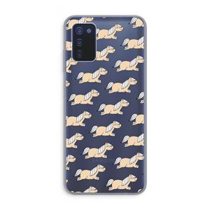 CaseCompany Ponys: Samsung Galaxy A03s Transparant Hoesje