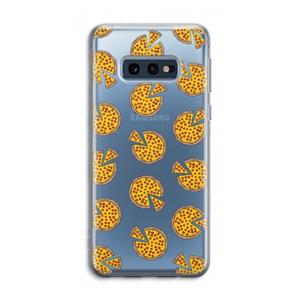 CaseCompany You Had Me At Pizza: Samsung Galaxy S10e Transparant Hoesje