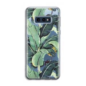 CaseCompany Bananenbladeren: Samsung Galaxy S10e Transparant Hoesje