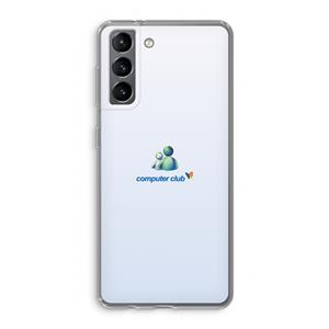CaseCompany MSN: Samsung Galaxy S21 Transparant Hoesje