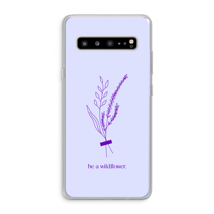 CaseCompany Be a wildflower: Samsung Galaxy S10 5G Transparant Hoesje