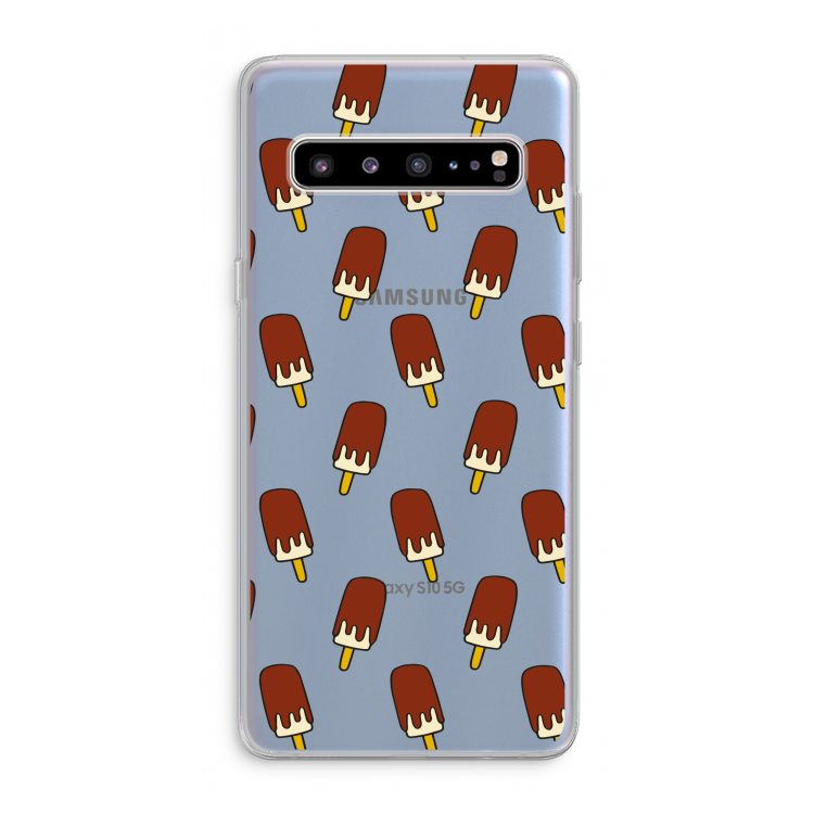 CaseCompany Yummy: Samsung Galaxy S10 5G Transparant Hoesje