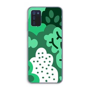 CaseCompany Bushes: Samsung Galaxy A03s Transparant Hoesje