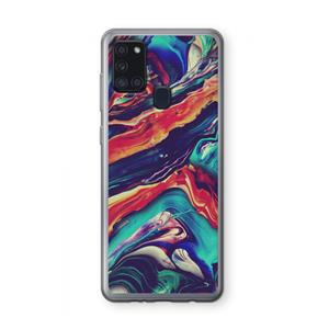 CaseCompany Chameleon Sun: Samsung Galaxy A21s Transparant Hoesje