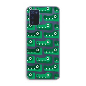CaseCompany Crocs: Samsung Galaxy A03s Transparant Hoesje