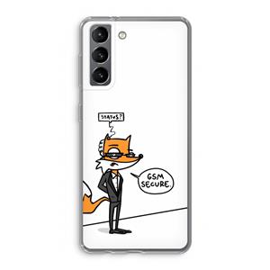 CaseCompany GSM secure: Samsung Galaxy S21 Transparant Hoesje