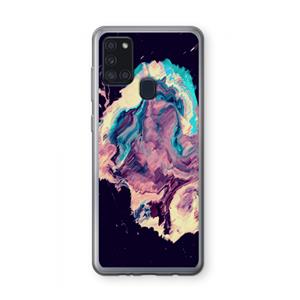 CaseCompany Cosmic Silence: Samsung Galaxy A21s Transparant Hoesje