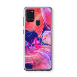 CaseCompany Earth And Ocean: Samsung Galaxy A21s Transparant Hoesje