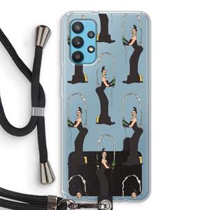 CaseCompany Pop Some Kim: Samsung Galaxy A32 4G Transparant Hoesje met koord
