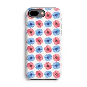 CaseCompany Klaproosjes: iPhone 8 Plus Tough Case