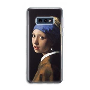 CaseCompany The Pearl Earring: Samsung Galaxy S10e Transparant Hoesje