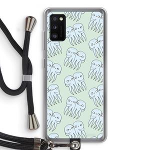CaseCompany Octopussen: Samsung Galaxy A41 Transparant Hoesje met koord